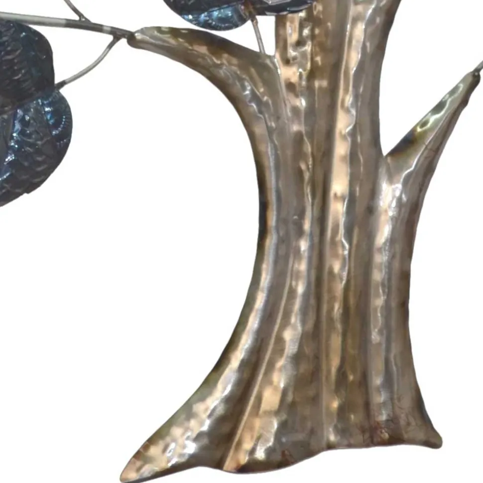 Plastisches Wandbild Baum aus Metall - Laura