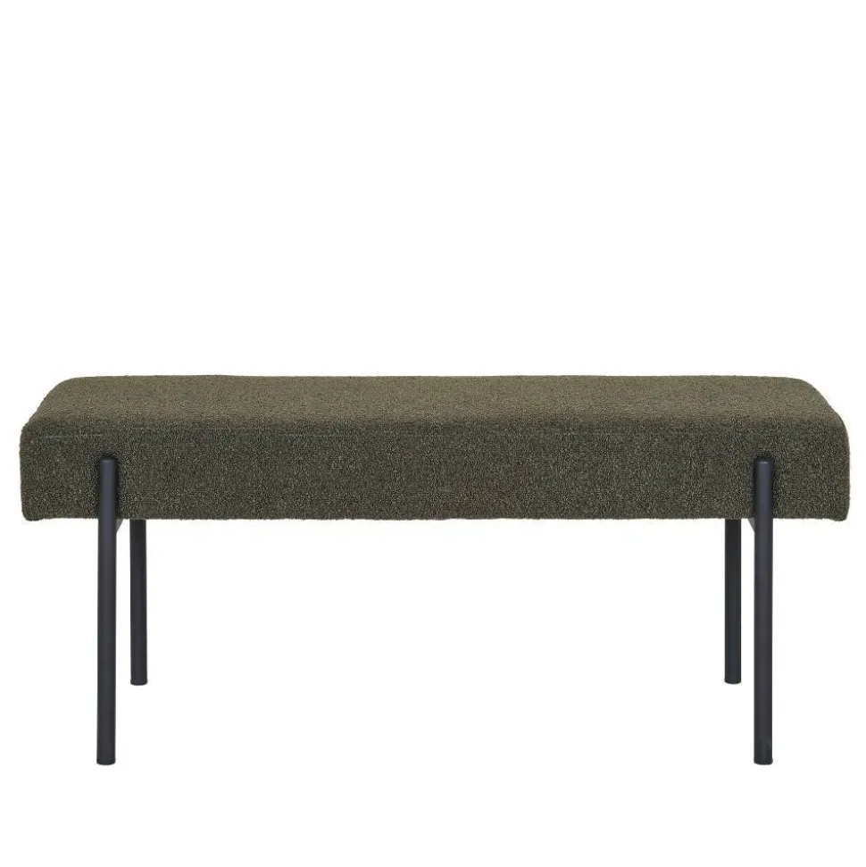 Polsterbank in Dunkelgrün Boucle - Barahona