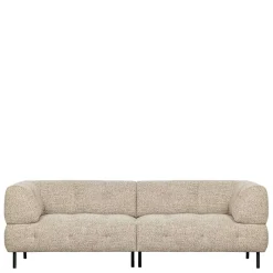 Polstercouch in Beigegrau - Pantras