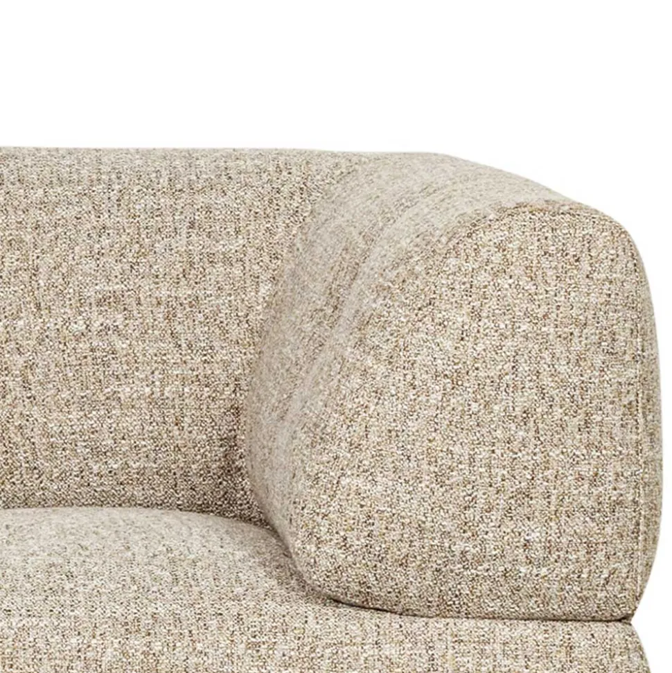 Polstercouch in Beigegrau - Pantras