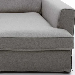 Polsterecke in Grau Webstoff - Valtte