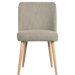 Polsterstühle in Beigegrau Boucle - Cornelys (2er Set)