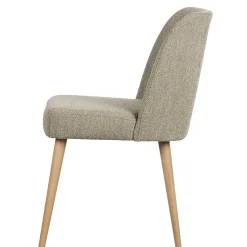 Polsterstühle in Beigegrau Boucle - Cornelys (2er Set)