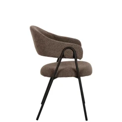 Polsterstühle in Hellbraun Boucle - Jaggon (2er Set)