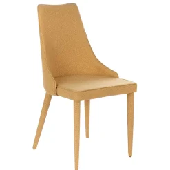 Polsterstuhl mit bezogenen Metallbeinen - Henrietta (2er Set)