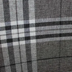 Polsterstuhl mit Karomuster - Kapitalia (2er Set)