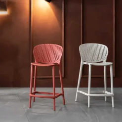 PP Design Barstühle in Orange - Roverario (2er Set)