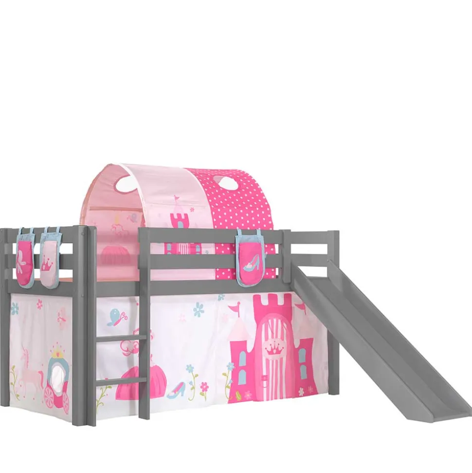 Prinzessinnen Rutschbett in Grau - Panterra