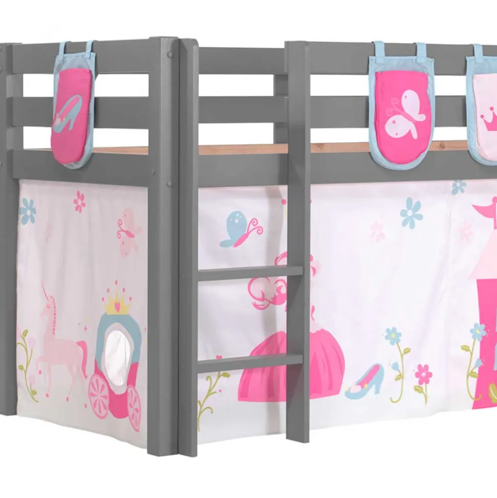 Prinzessinnen Spielbett mit Rutsche - Agnesco