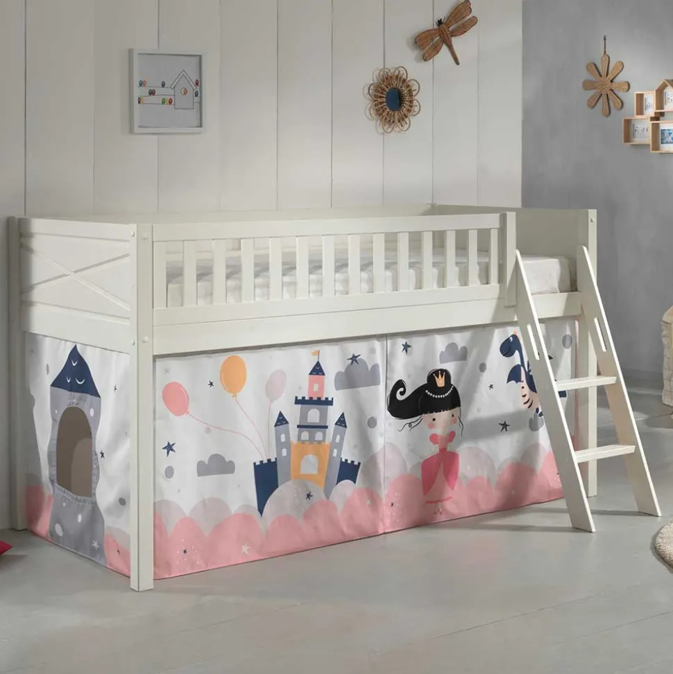 Prinzessinnen-Hochbett für Kinder - Endrya