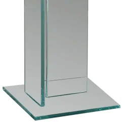 Quadrat Blumensäule aus transparentem Glas - Nadia