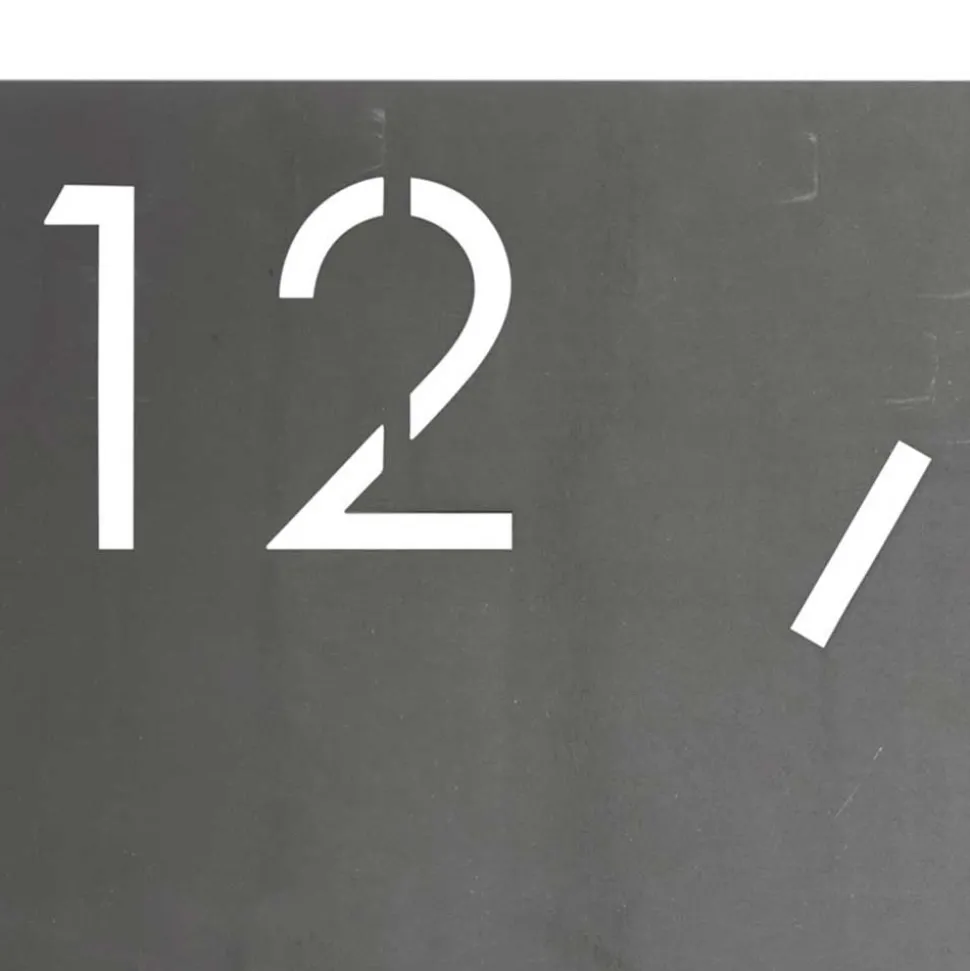 Quadratische Wanduhr im Industrial Style - Cetrona