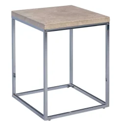 Quadratischer Beistelltisch Loft Style Conory mit Beton Dekor