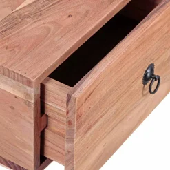 Quadratischer Design Nachttisch Vislan mit Schublade