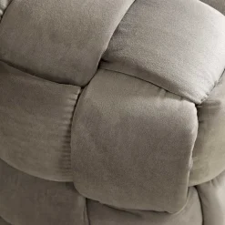 Quadratischer Hocker in Flechtoptik - Malivia