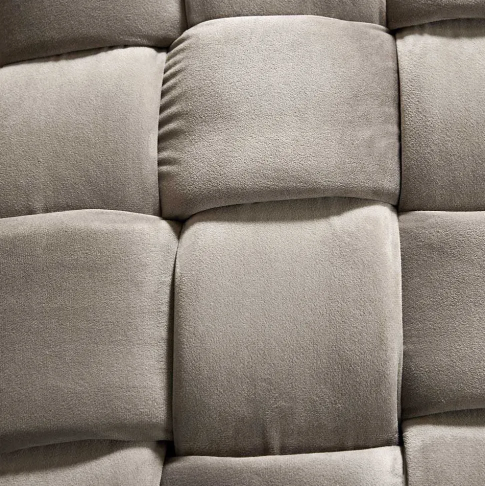 Quadratischer Hocker in Flechtoptik - Malivia