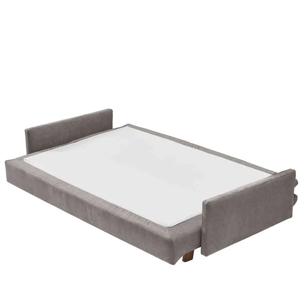 Querschläfer Schlafcouch in Beigegrau - Backbeat