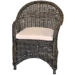 Rattan Geflechtsessel im Landhausstil - Hamidy