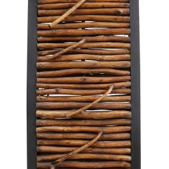 Rechteck Design Stehleuchte in Schwarz - Orthos