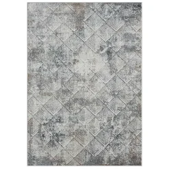 Rechteck Teppich mit Rauten Kachel Muster - Nadescha