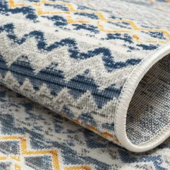 Rechteck Teppich 240x170 mehrfarbig gemustert - Princey