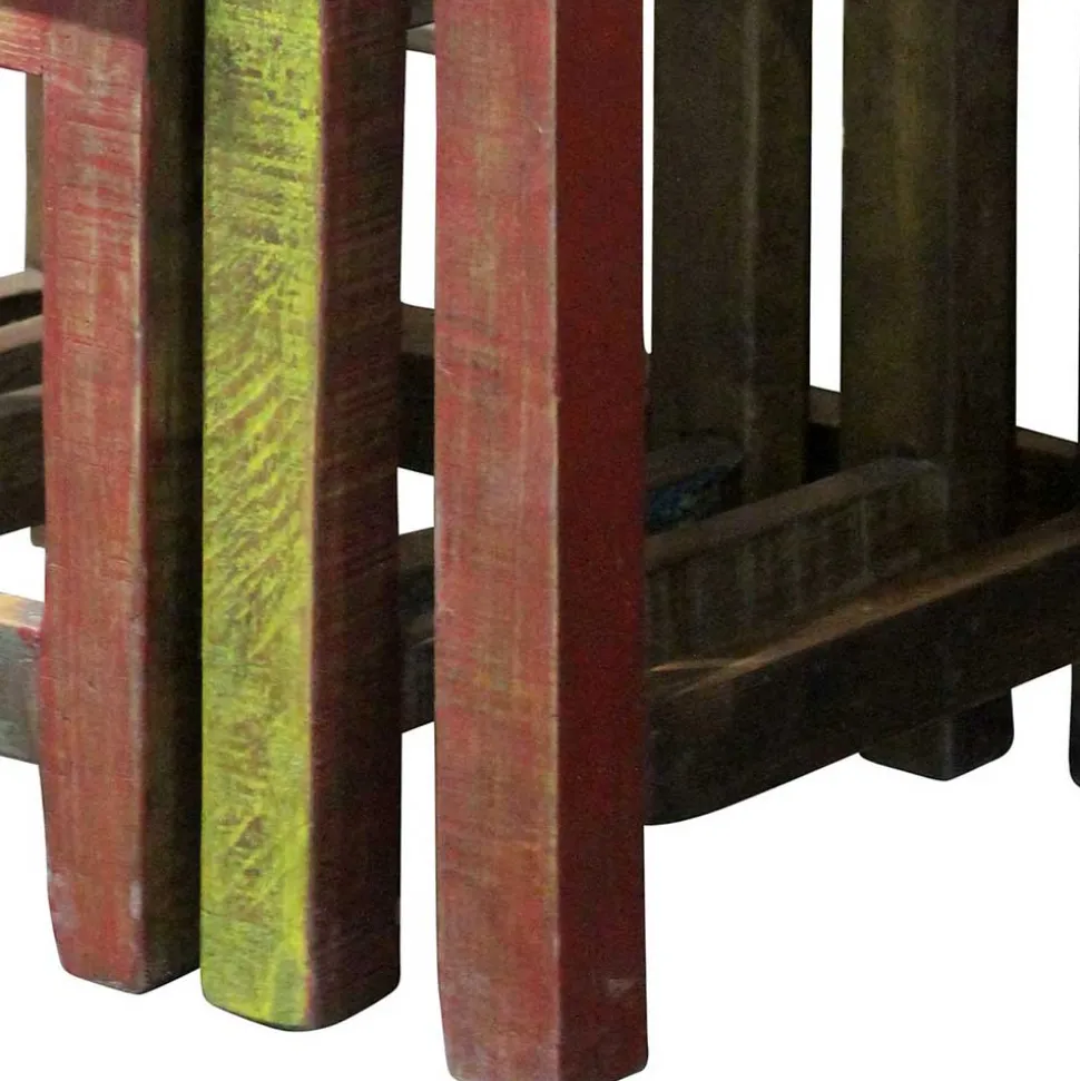 Recyclingholz Dreisatztisch Shabby Style - Joe (dreiteilig)