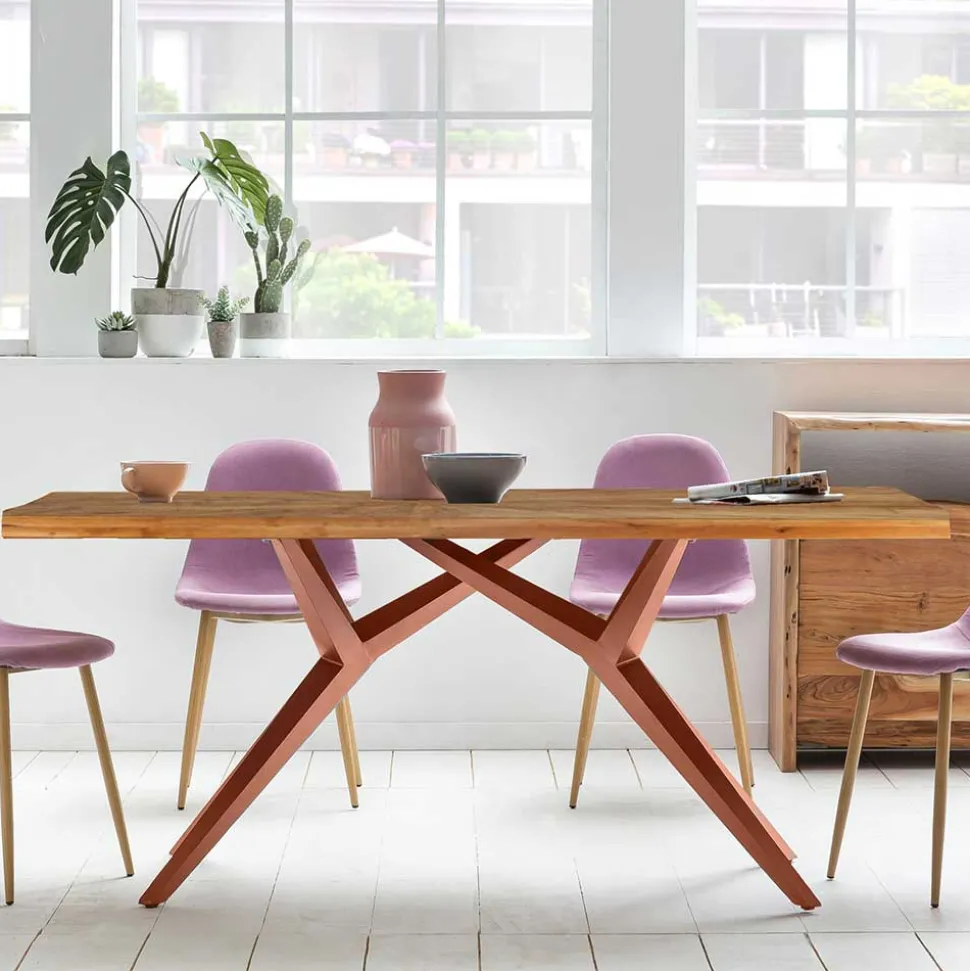 Recyclingholz Esstisch aus Teak - Ereventas