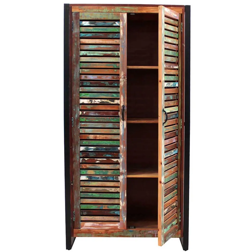 Recyclingholz Flurmöbel im Shabby Chic - Vosbadus (fünfteilig)