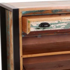 Recyclingholz Flurmöbel im Shabby Chic - Vosbadus (fünfteilig)