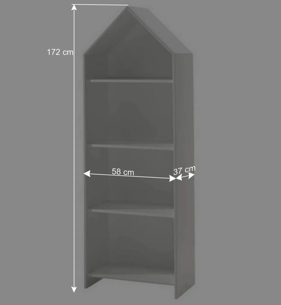 Regal & Schrank in Weiß & Grau - Indefiva (zweiteilig)
