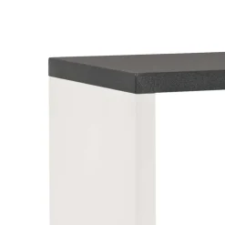 Regal Baptus in Weiß Grau