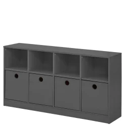 Regal mit 4 Fächern und 4 Boxen - Buleta