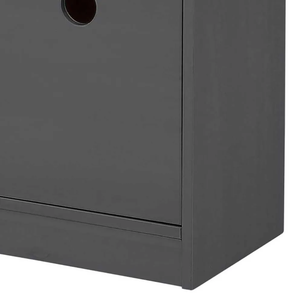 Regal mit 4 Fächern und 4 Boxen - Buleta