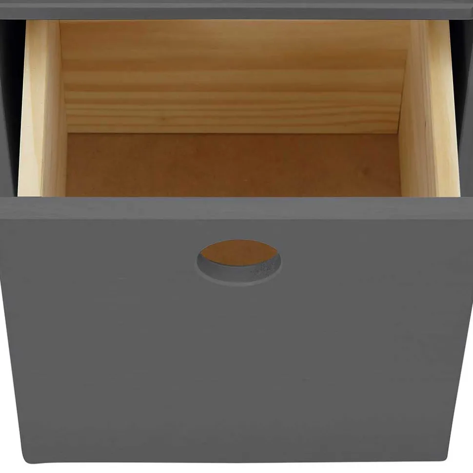 Regal mit 4 Fächern und 4 Boxen - Buleta