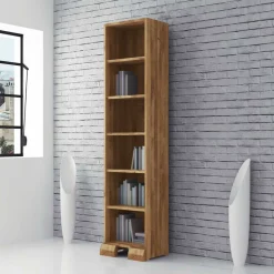 Regal Vaskov aus Wildeiche Massivholz