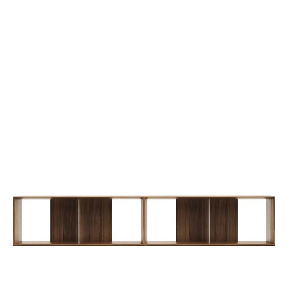 Regalmodul Duo in Nussbaum - Kiara (zweiteilig)