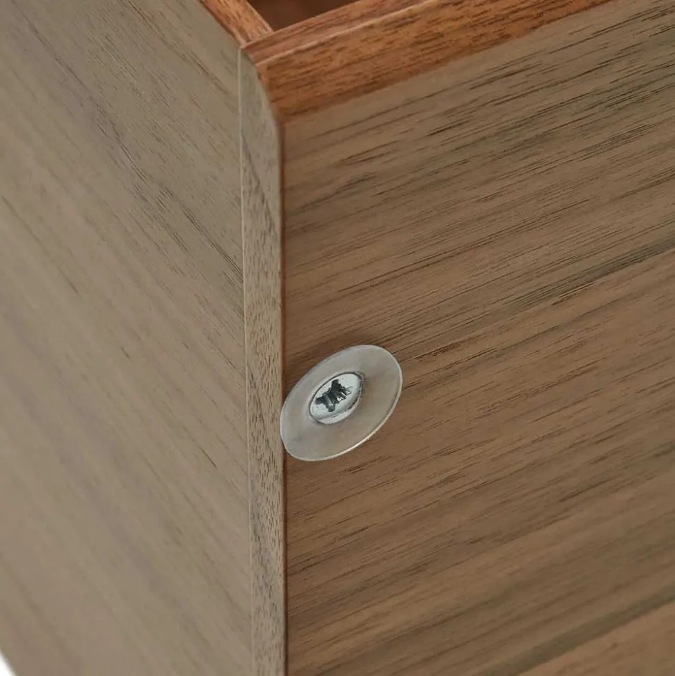 Regalmodul Duo in Nussbaum - Kiara (zweiteilig)