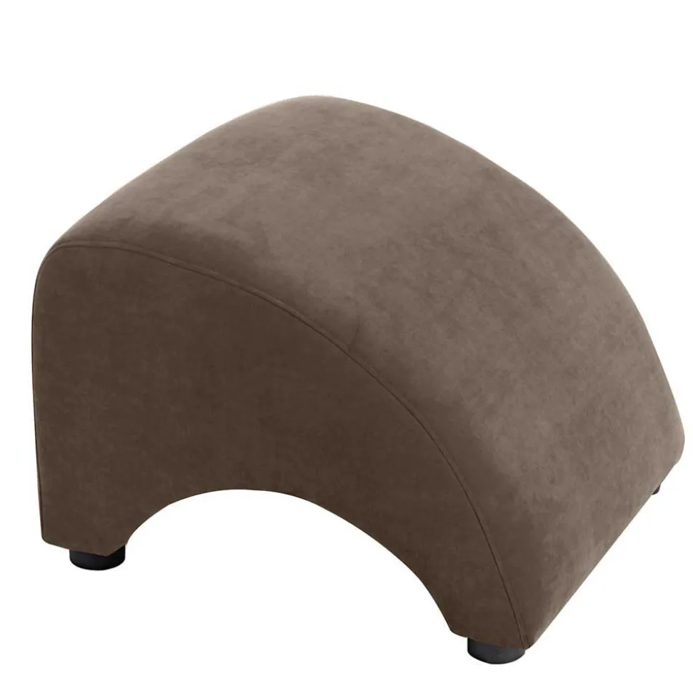 Relaxsessel in Beigegrau und Nussbaum - Kilazu