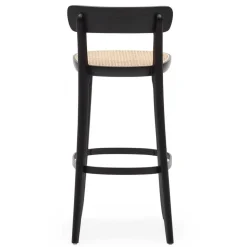 Retro Barstuhl mit Wiener Geflecht Sitz - Pulany (2er Set)