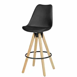 Retro Barstuhl Systrem mit Schalensitz (2er Set)