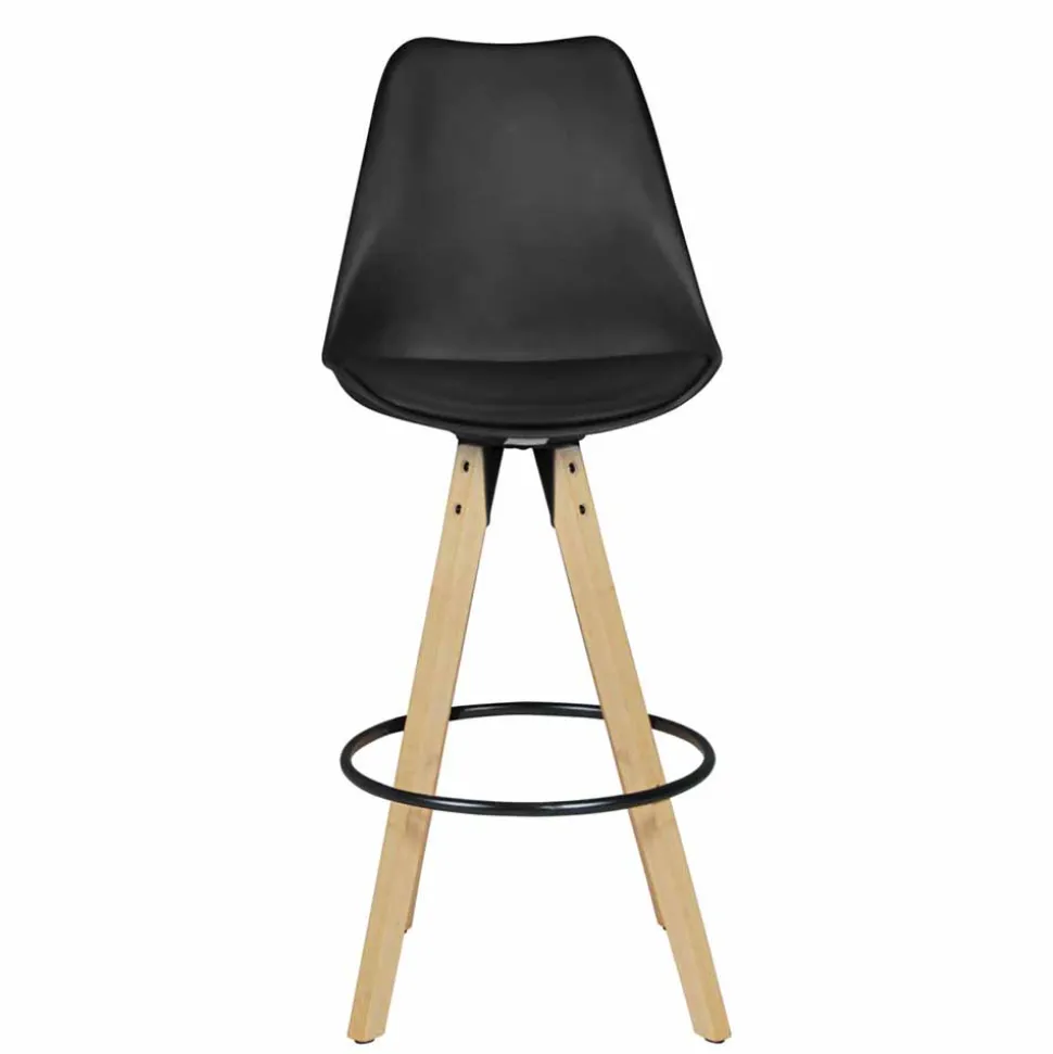 Retro Barstuhl Systrem mit Schalensitz (2er Set)