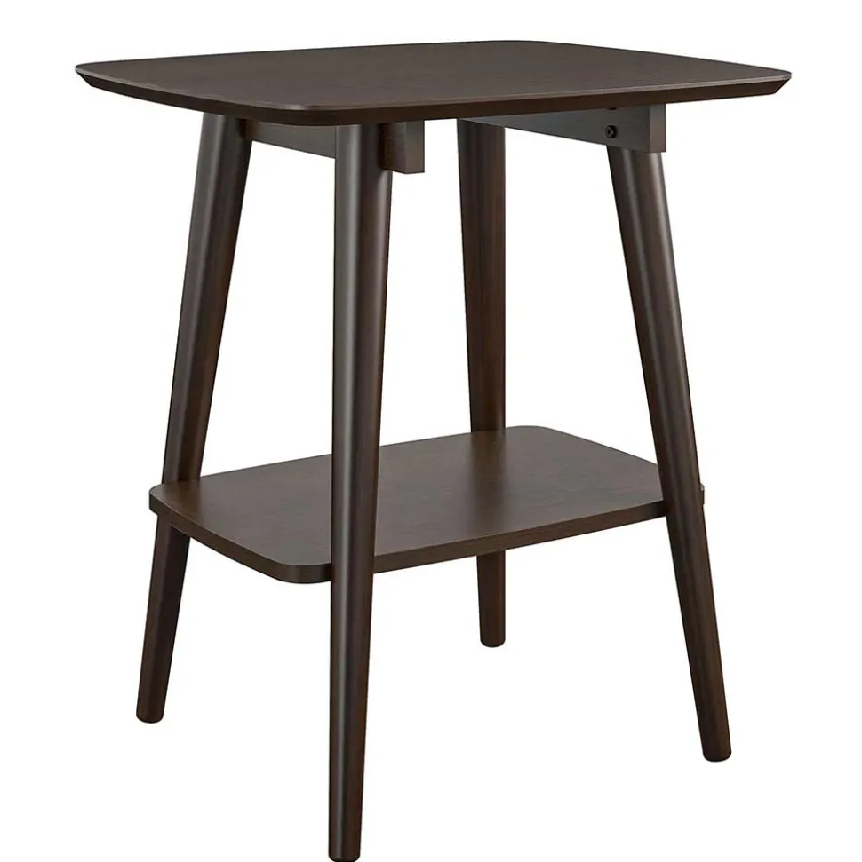 Retro Beistelltisch in Walnuss Optik - Despelin