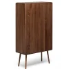 Retro Chic Highboard aus Nussbaum - Rivossa