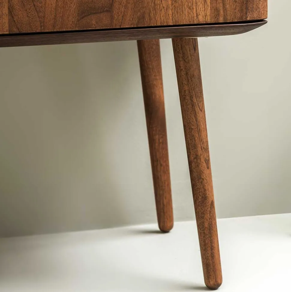 Retro Chic Highboard aus Nussbaum - Rivossa