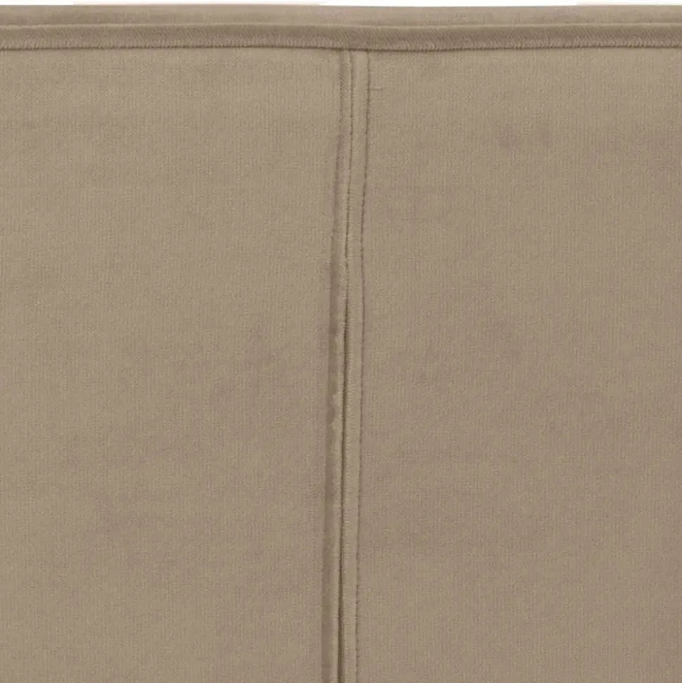 Retro Couch in Khaki Samtstoff - Griffina