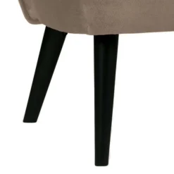 Retro Couch in Khaki Samtstoff - Griffina