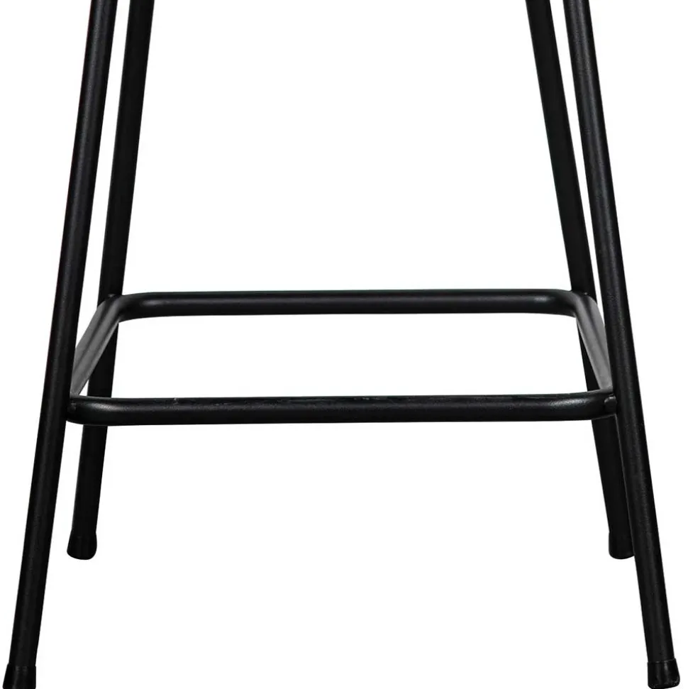 Retro Design Barstuhl in Graugrün Samt - Ilussiana