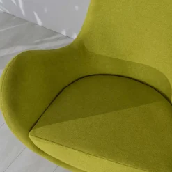 Retro Design Drehsessel in Hellgrün - Soraso