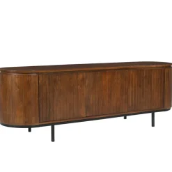 Retro Design Lowboard aus Mangoholz - Galadira