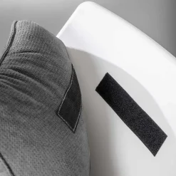 Retro Lounge-Sessel in Dunkelgrau - Vibulam (2er Set)